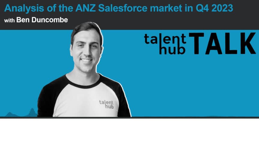 Analysis of the ANZ Salesforce market in Q4 2023